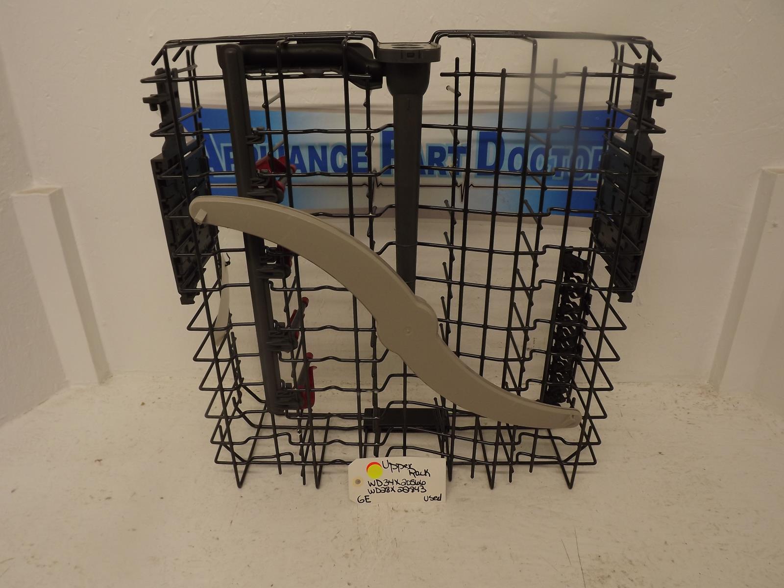 GE Dishwasher WD34X20566 WD28X22843 Upper Rack Used GE Dishwasher WD34X20566 WD28X22843 Upper Rack Used